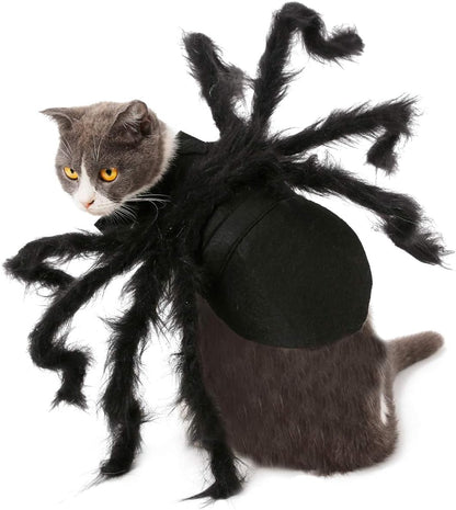 Halloween Dogs Cats Costume Spider Halloween Pets Accessories Decoration for Dogs Puppy Cats Halloween Cosplay Costumes for Cats and Dogs