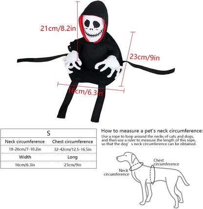 Pet Costume Furry Giant Simulation Pets Outfits Pet Halloween Cosplay Costumes for Cat Dog Dress up Accessories, Small